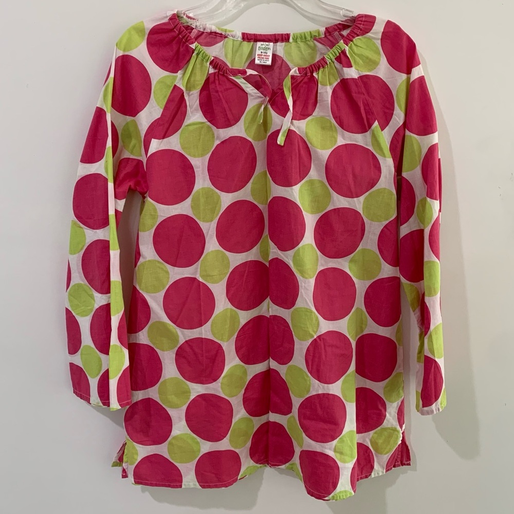 Mini Boden Polka Dot Shirt